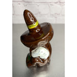 Vintage Ceramic Sleeping Siesta Mexican Sombrero Salt “Or” Pepper Shaker