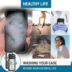 iPhone 15 Case, IP68 Full-Body Rugged Waterproof Shockproof Protective,6H Screen