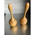 Vintage Wood Moroccan Salt & Pepper Shakers