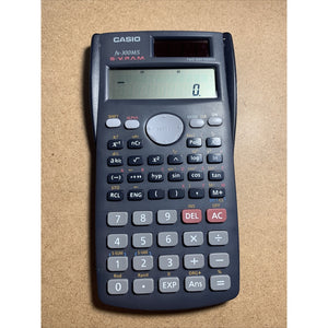Casio Fx-300MS Solar Scientific Calculator S-V.P.A.M. with Cover - Tested