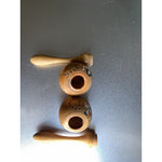 Vintage Wood Moroccan Salt & Pepper Shakers