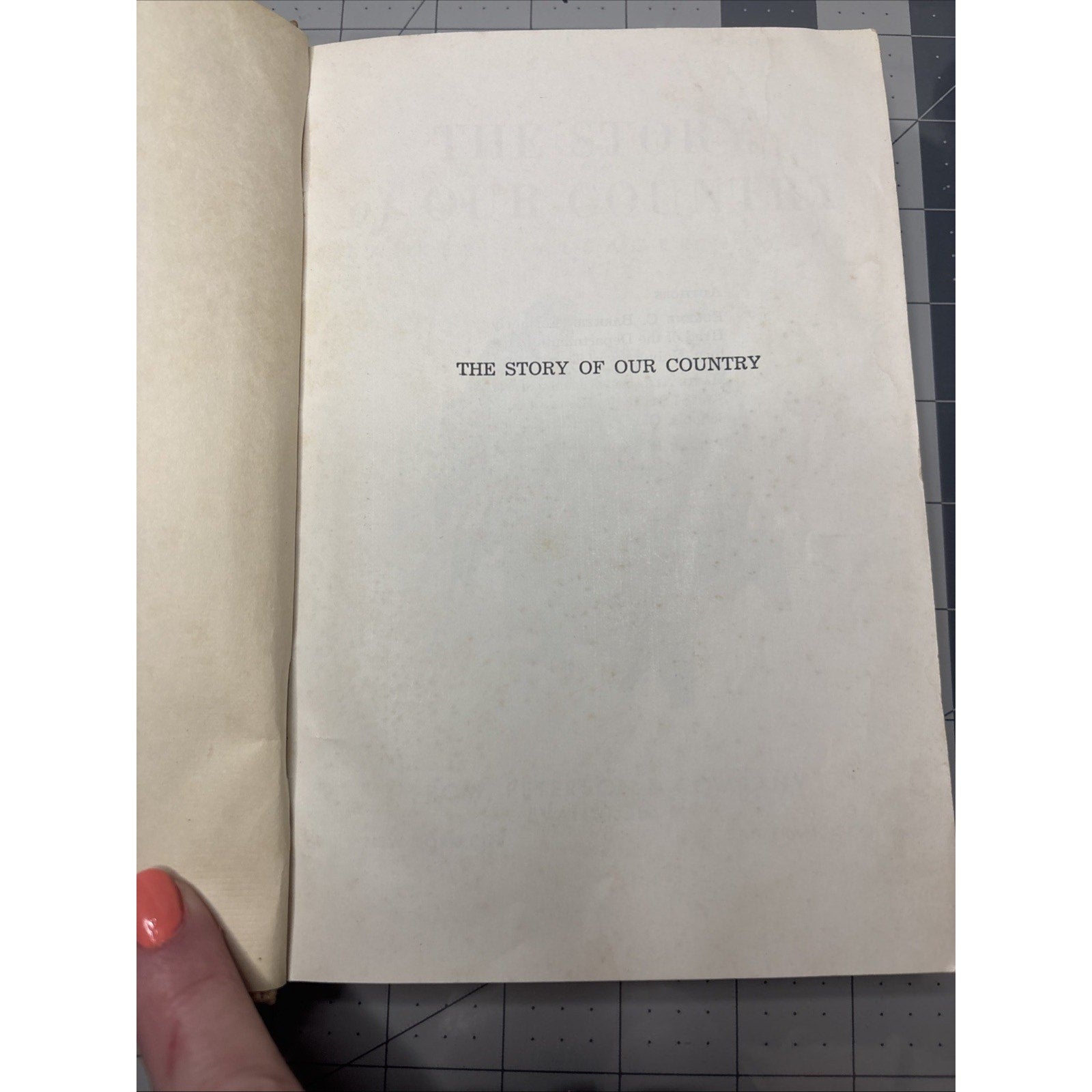 THE Story Of our Country Hardcover LN Row Peterson & Co 1956