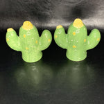 Vintage Cardinal Inc Cactus Salt & Pepper Shakers Handpainted