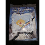 Vintage Pillow Kit Yours Truly Sunny Rainbow Pillow Nursery Decor DIY Craft Kit