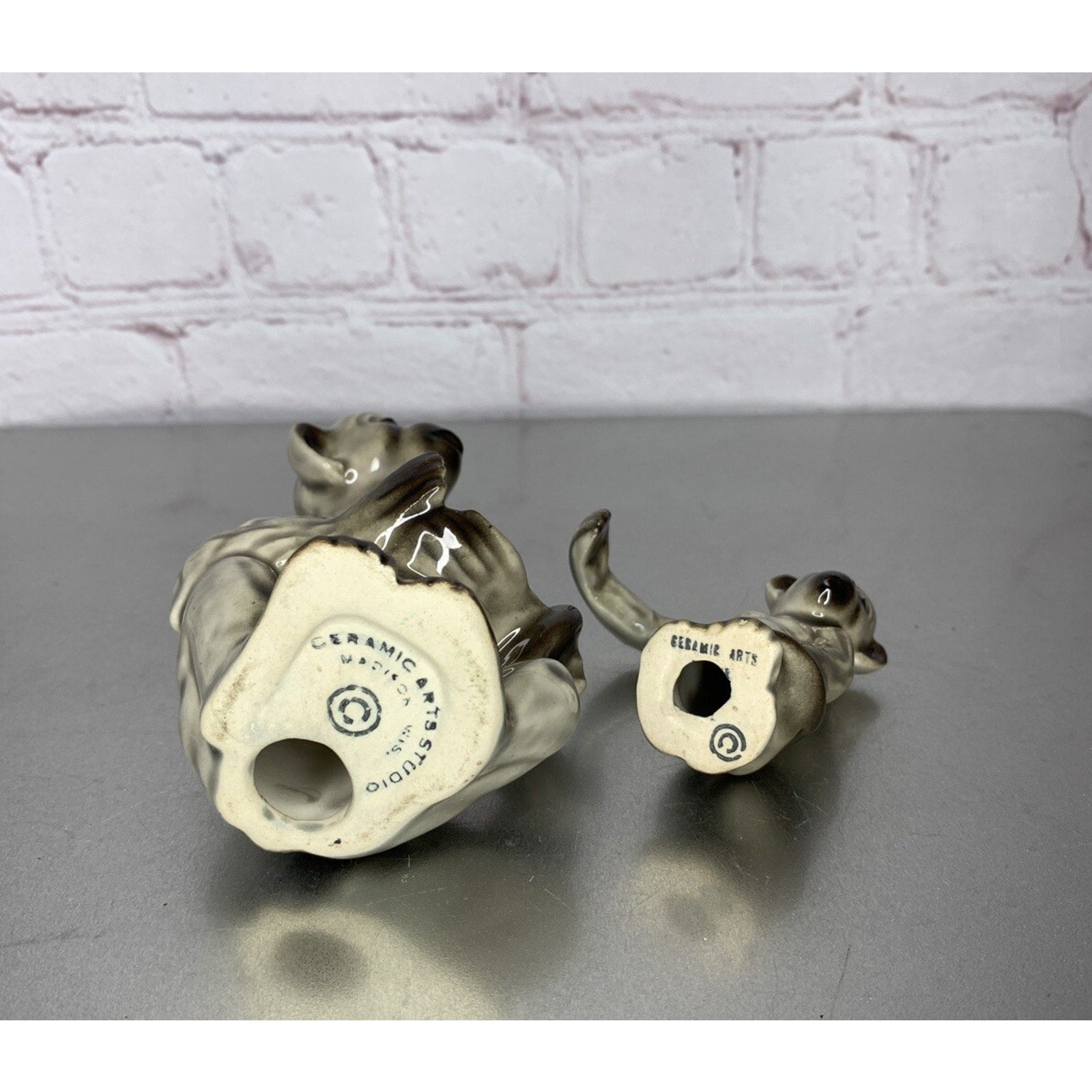 Vintage Art Studio Monkey & Baby Salt & Pepper Shakers USA-Read Description