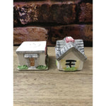 Vintage Ceramic Antique Shop and Cottage Home Salt & Pepper Shakers