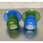 Vintage Wood Hand Painted Mushroom Salt & Pepper Shakers