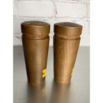 Vintage Puerto Rico Wood Conga Drum Salt & Pepper Shakers