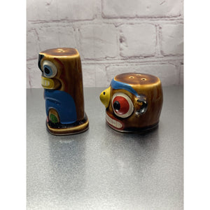 Vintage Empress Totem Salt & Pepper Shakers Japan