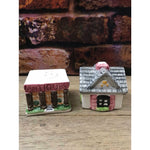 Vintage Ceramic Antique Shop and Cottage Home Salt & Pepper Shakers