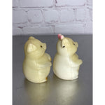 Vintage Pigs Piggies Salt & Pepper Shakers Plastic