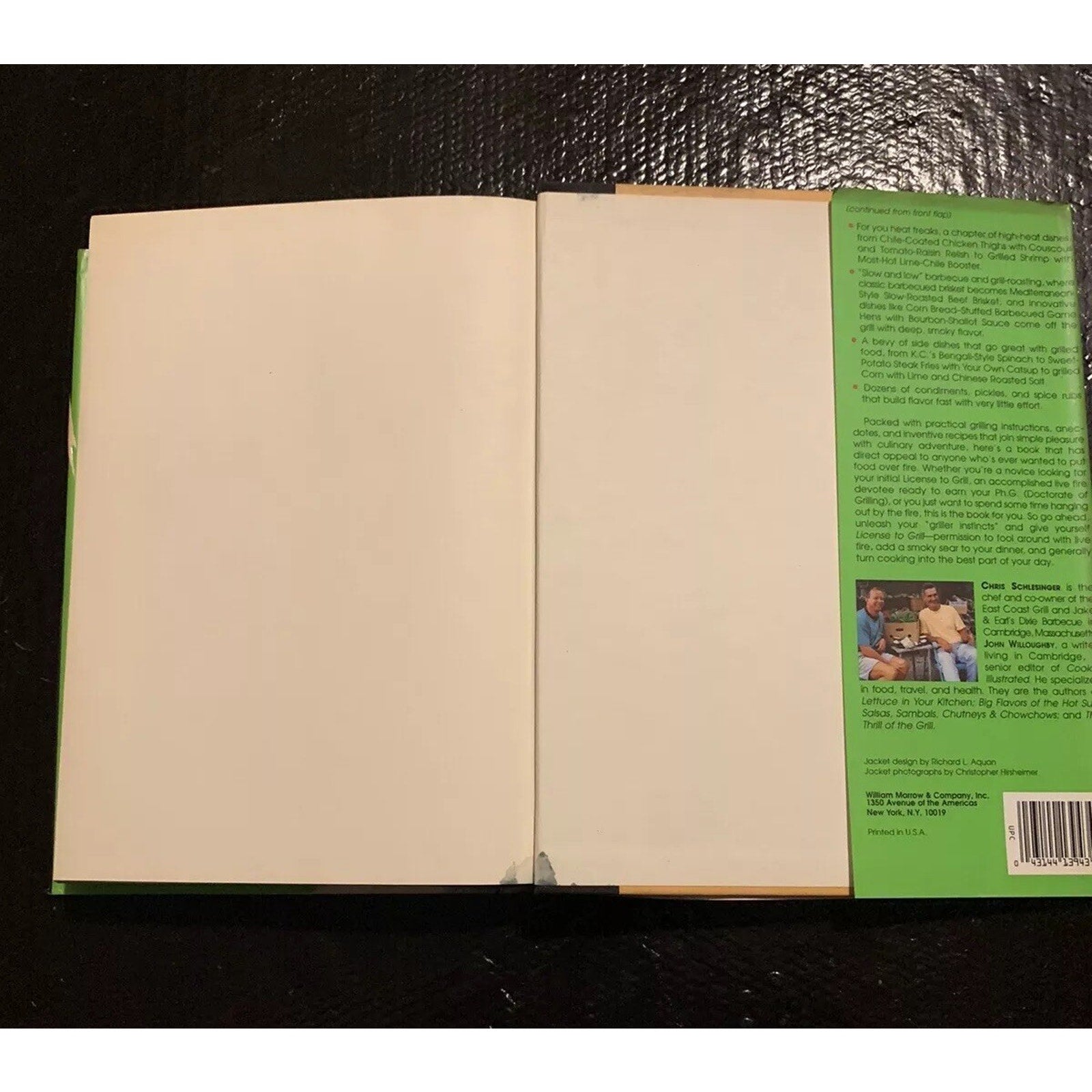 License to Grill Cookbook 200 recipes By Chris Schlessinger Hardcover