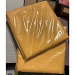 Seamless Deep Yellow Square Polyester Tablecloth 54" x 54" Table Cover-2 Pack