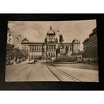 Czechoslovakia Prague National Museum RPPC Vintage Postcard