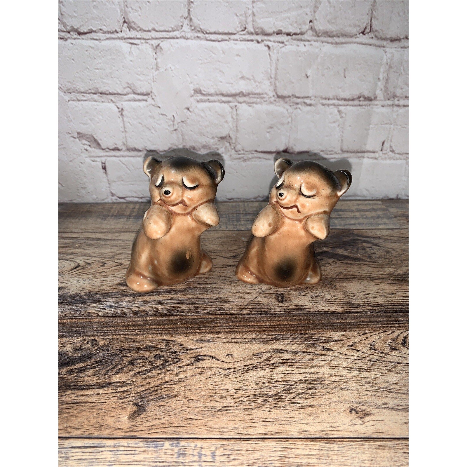 Vintage Van Tellingen Pepper Shaker, Hugging Bear, One Shaker, Replacement