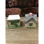 Vintage Ceramic Antique Shop and Cottage Home Salt & Pepper Shakers
