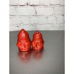 Vintage Red Fire Hydrant Salt & Pepper Shakers Ceramic