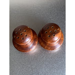 Vintage Wood Salt & Pepper Shakers Chess Pawns Lavallette New Jersey Souvenir