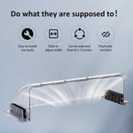 2 Pack Air & Heat Deflector for Vents, Adjustable from 8.5" to 15"