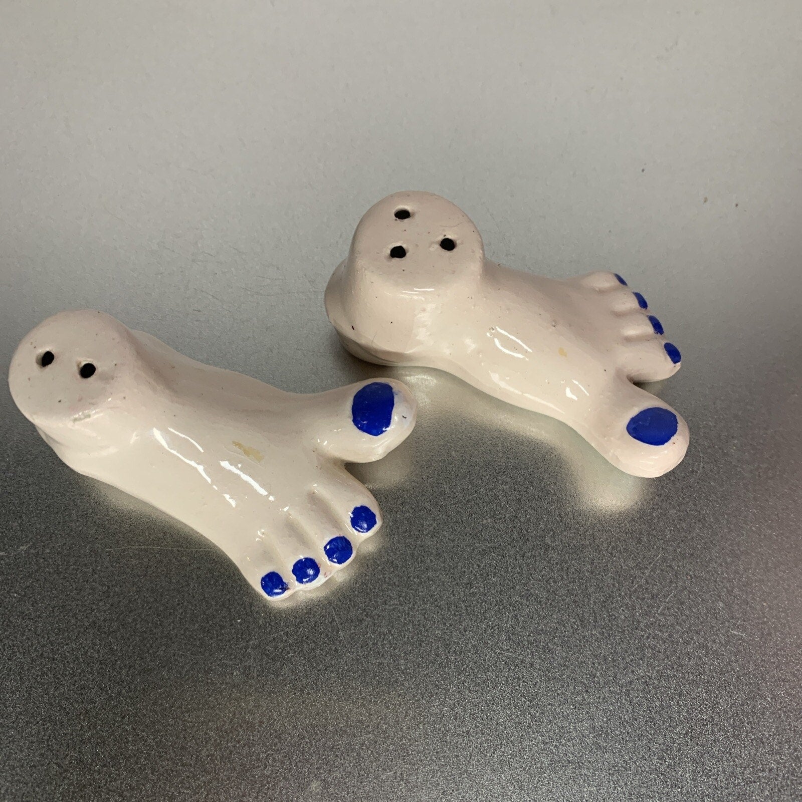 Vintage Walked My Feet Off Salt & Pepper Shakers Japan
