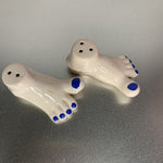Vintage Walked My Feet Off Salt & Pepper Shakers Japan