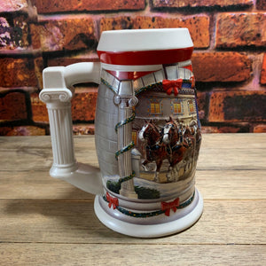 Vintage Budweiser Anheuser-Busch Holiday at the Capital Holiday Stein 2001
