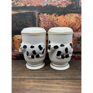 Vintage Ceramic Farmhouse Cows Salt & Pepper Shakers