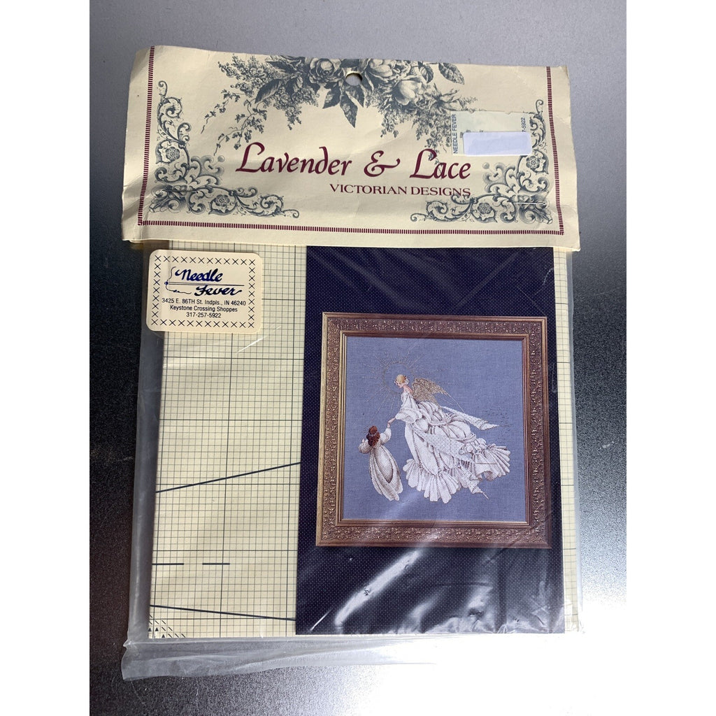 Angel of Mercy Cross Stitch Lavender & Lace 28 Marilyn Leavett Imblum Victorian