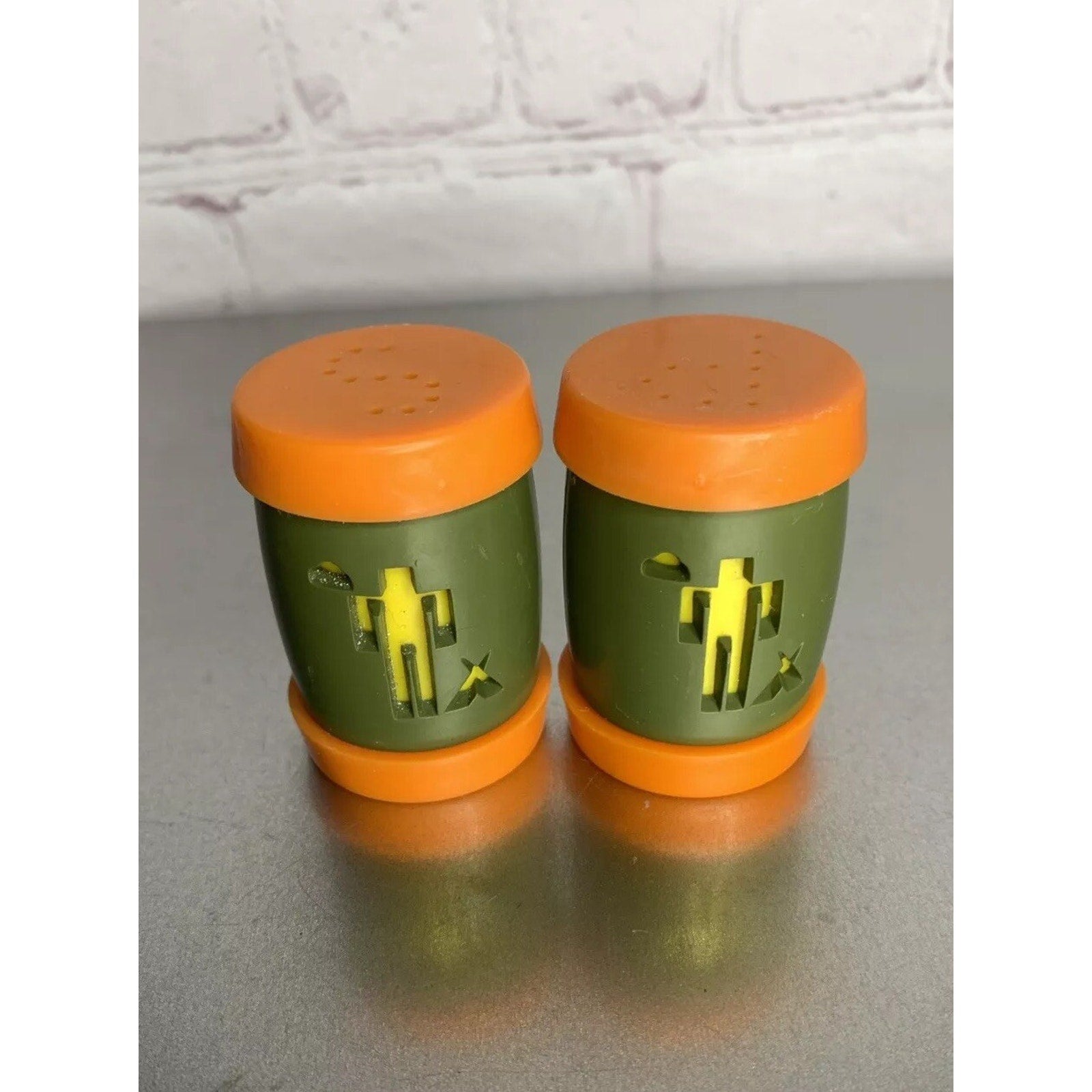 Vintage St Labre Indian School Salt & Pepper Shaker Ashland Montana