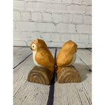 Vintage Ceramic Owls on a Tree Branch Salt & Pepper Shakers- Taiwan 1970’s