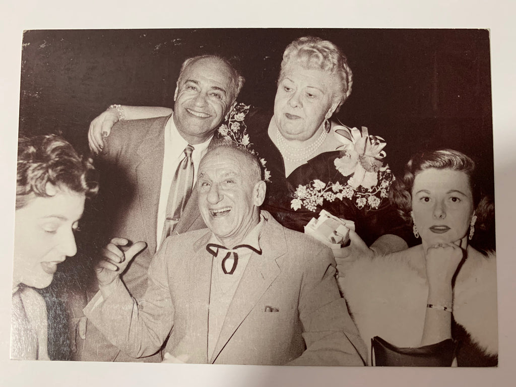 Jimmy Durante And Sophie Tucker At The El Rancho, 1955, VTG PC