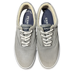 Sperry Top Sider Mens 8.5 Gray Canvas Low Top Sneakers 1772706