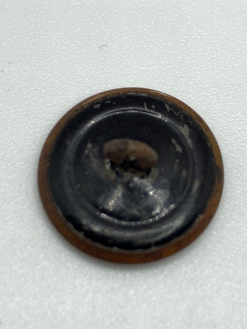 Keystone Trade Mark Overall Work Wear,  Vintage Brass Shank Button