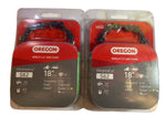 Oregon S62 AdvanceCut 18" Chain, 91PX, 62 Drive Links, 3/8" - Lot of 2