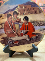 Preparing the Berry Harvest Collectible Plate Proud Indian Families The Hamilton Collection 1992