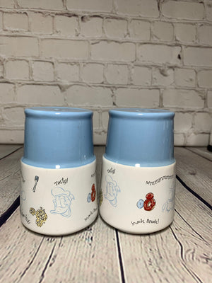 New Vintage Disney Foodie Large Salt & Pepper Shaker Set - 1997-1999