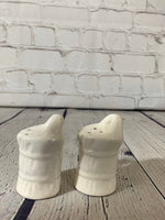 Vintage Ceramic Bale of Hay Salt & Pepper Shakers - Occupied Japan 1945-1952