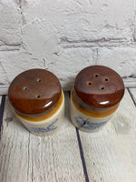 Vintage Pottery Home Sweet Home Salt & Pepper Shakers