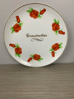 Vintage Collectible Rose Grandmother Plate - Spencer 1982-Japan
